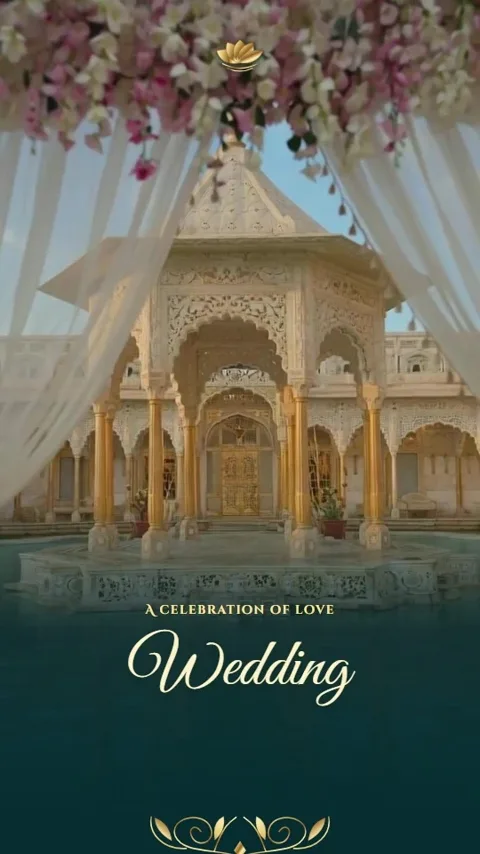 Gulistan Royale, royal garden wedding invitation video