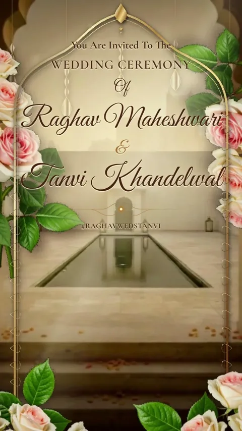 The Marigold Passage, North Indian wedding invitation video