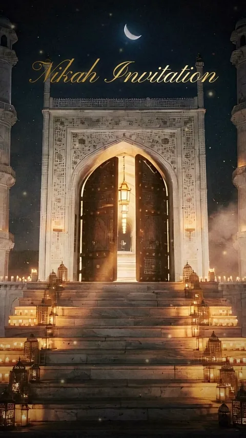 Noor Mahal, Muslim wedding invitation video