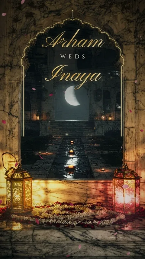 Chaand, Islamic wedding invitation video