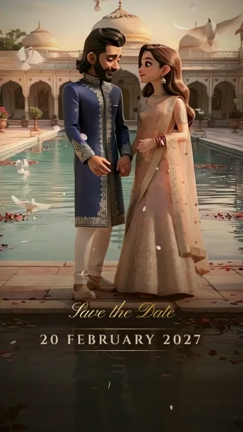 Jharokha, Rajasthani wedding invitation video: its Invitation and save the date scene