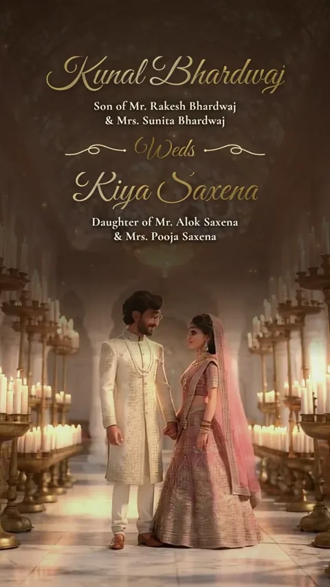 Royal Palace, palace wedding invitation video