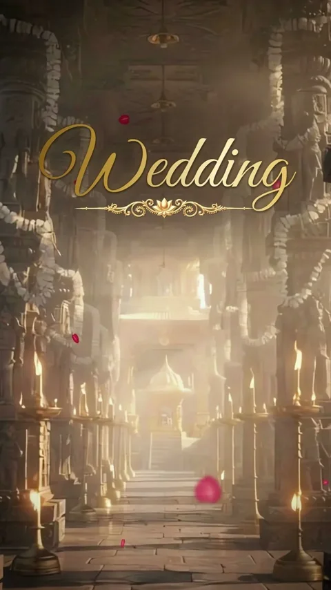 A Thousand Lamps, South Indian wedding invitation video